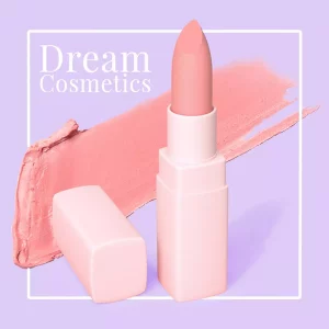 Pastel coloured lipstick