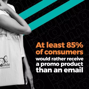 Statistics about consumers preferring promo products over emails