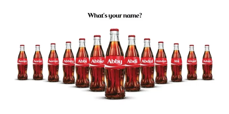 personalised coke bottles