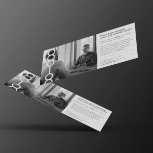 Printed direct mail flyers for financial company