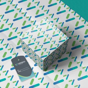 Custom branded wrapping paper for versko