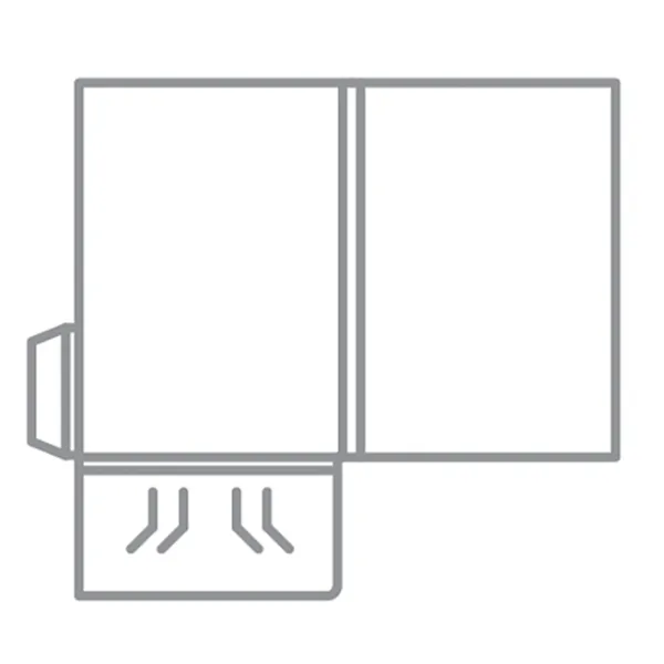 Icon for A5 presentation folder for gusset