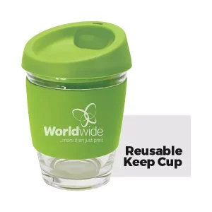 Reusable branded keep cup
