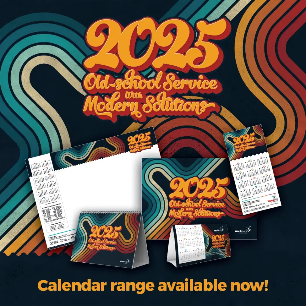 2025 Worldwide calendar range