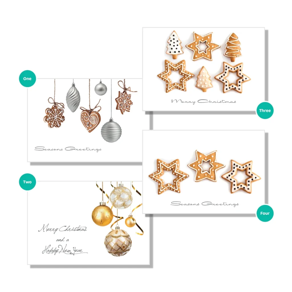 Cookie design Christmas cards