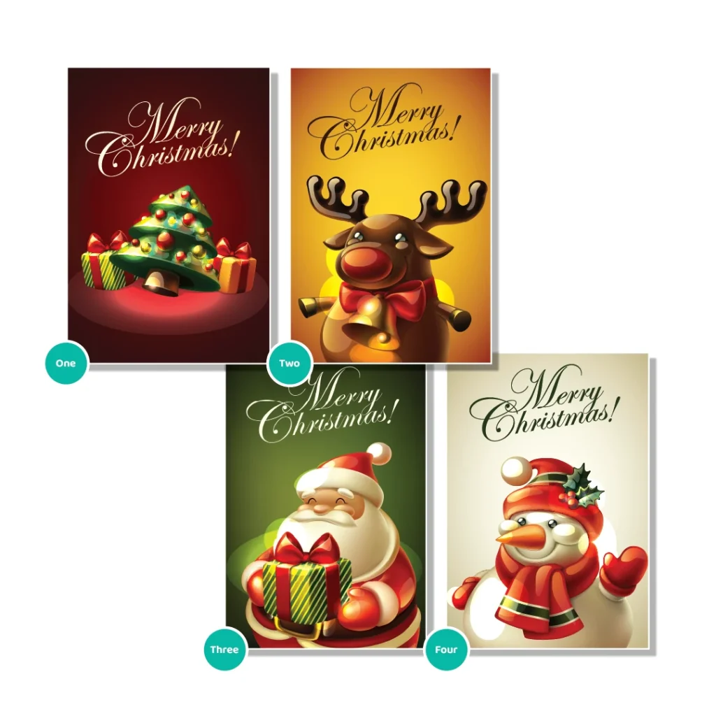 Gloss design Christmas cards