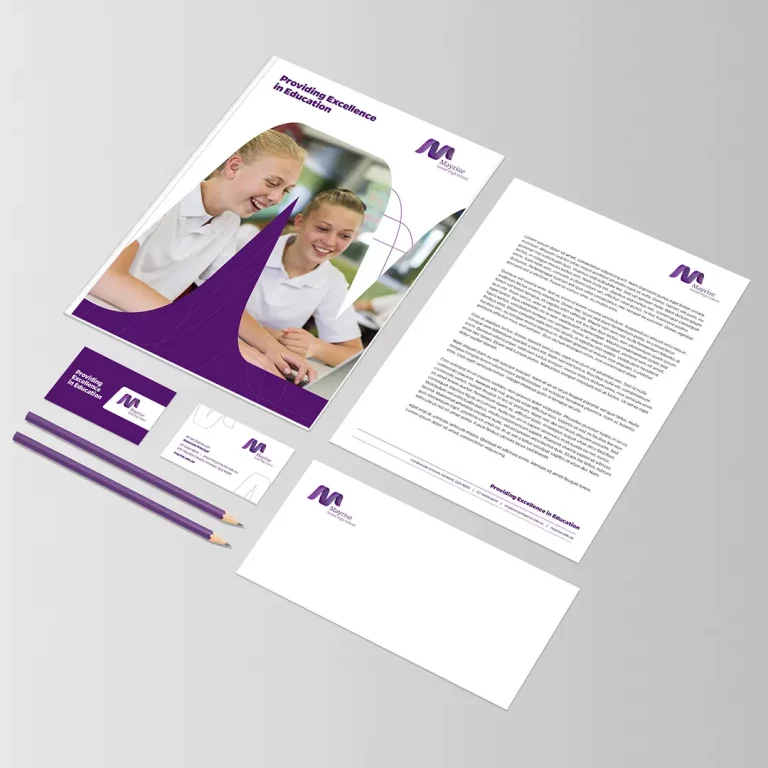 Business stationery example Mayrise
