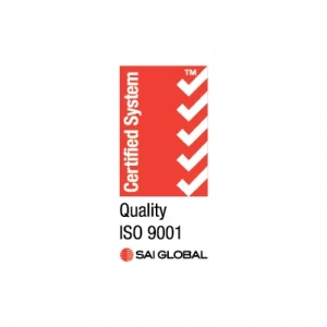 ISO quality certified logo