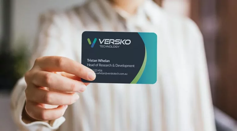 Versko business card