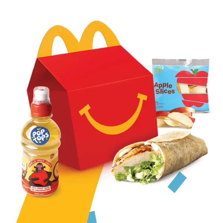 Maccas happy meal branding