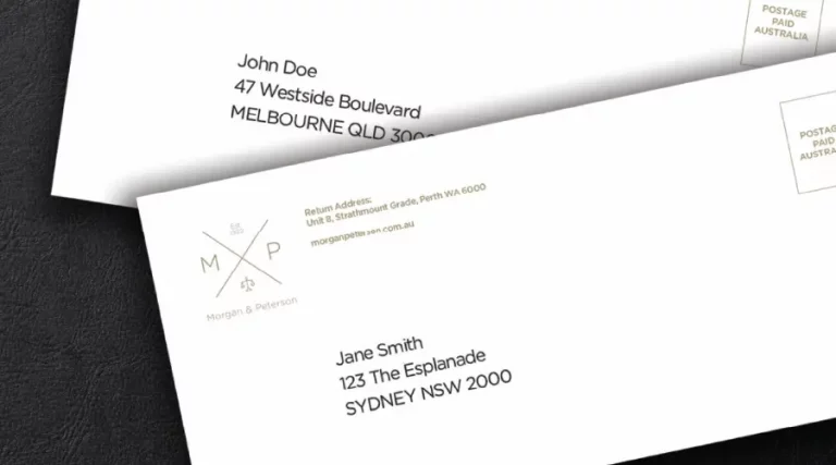 Envelope size blog banner