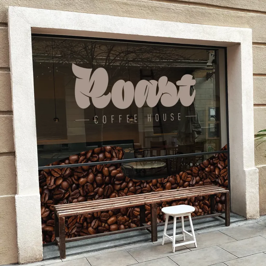 Roast Window Signage