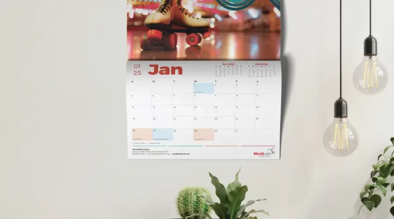 A4 Wall Calendar