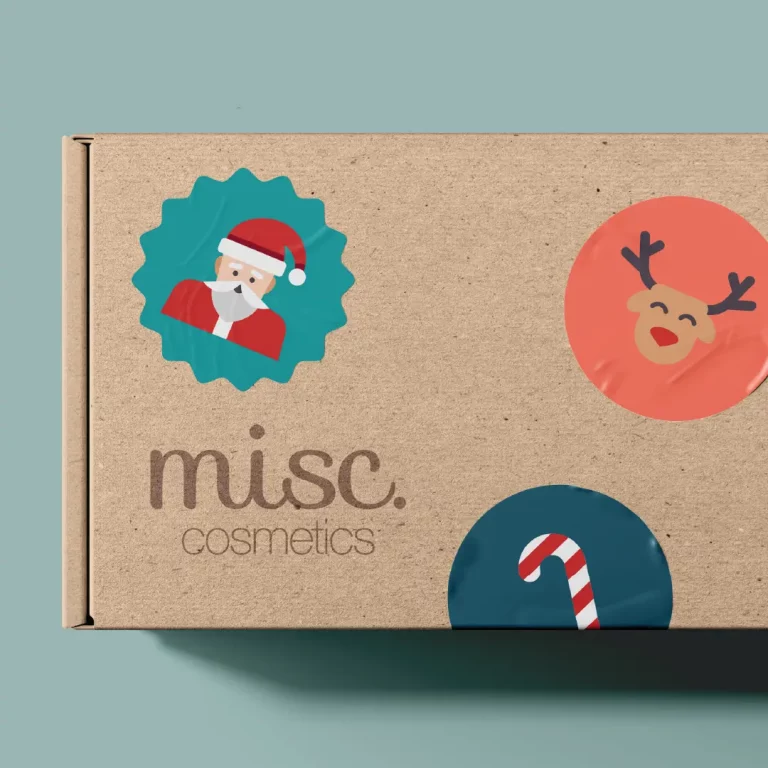 Seasonal packaging stickers