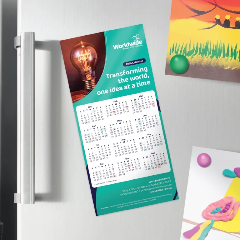2026 DL Fridge Calendar