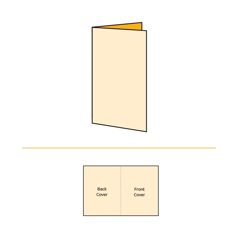 Folding options 4pp half fold