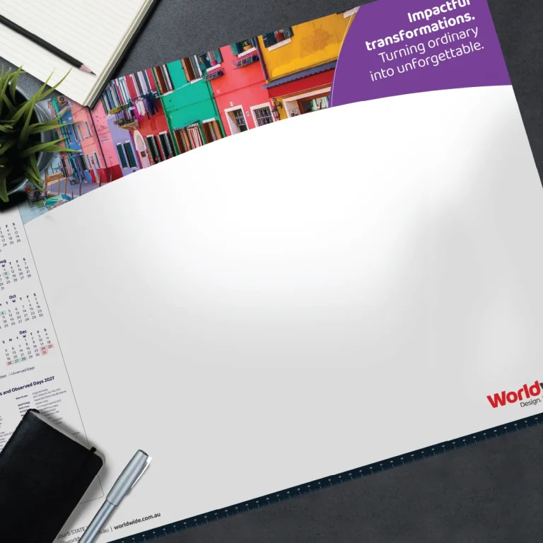 2027 A2 & A3 Deskpad Calendars